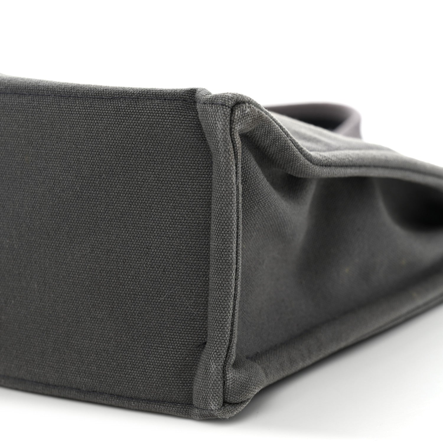 Hermes Canvas Fourre Tout MM Grey 10 of 14