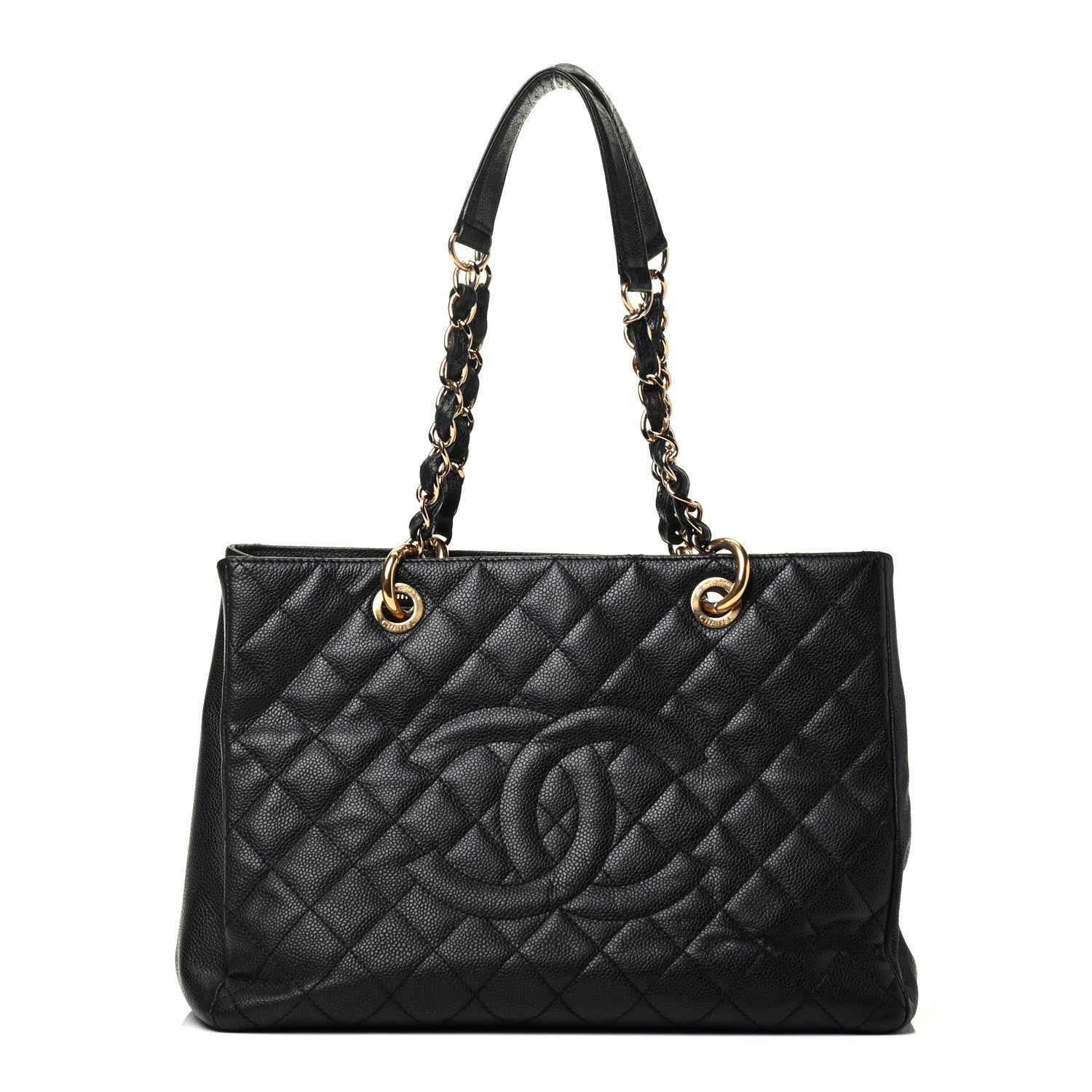 Chanel Caviar Quilted Grand Shopping Tote GST Black 1 of 9