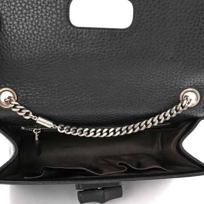Gucci Calfskin Studded Medium Miss Bamboo Shoulder Bag Black 4 of 9