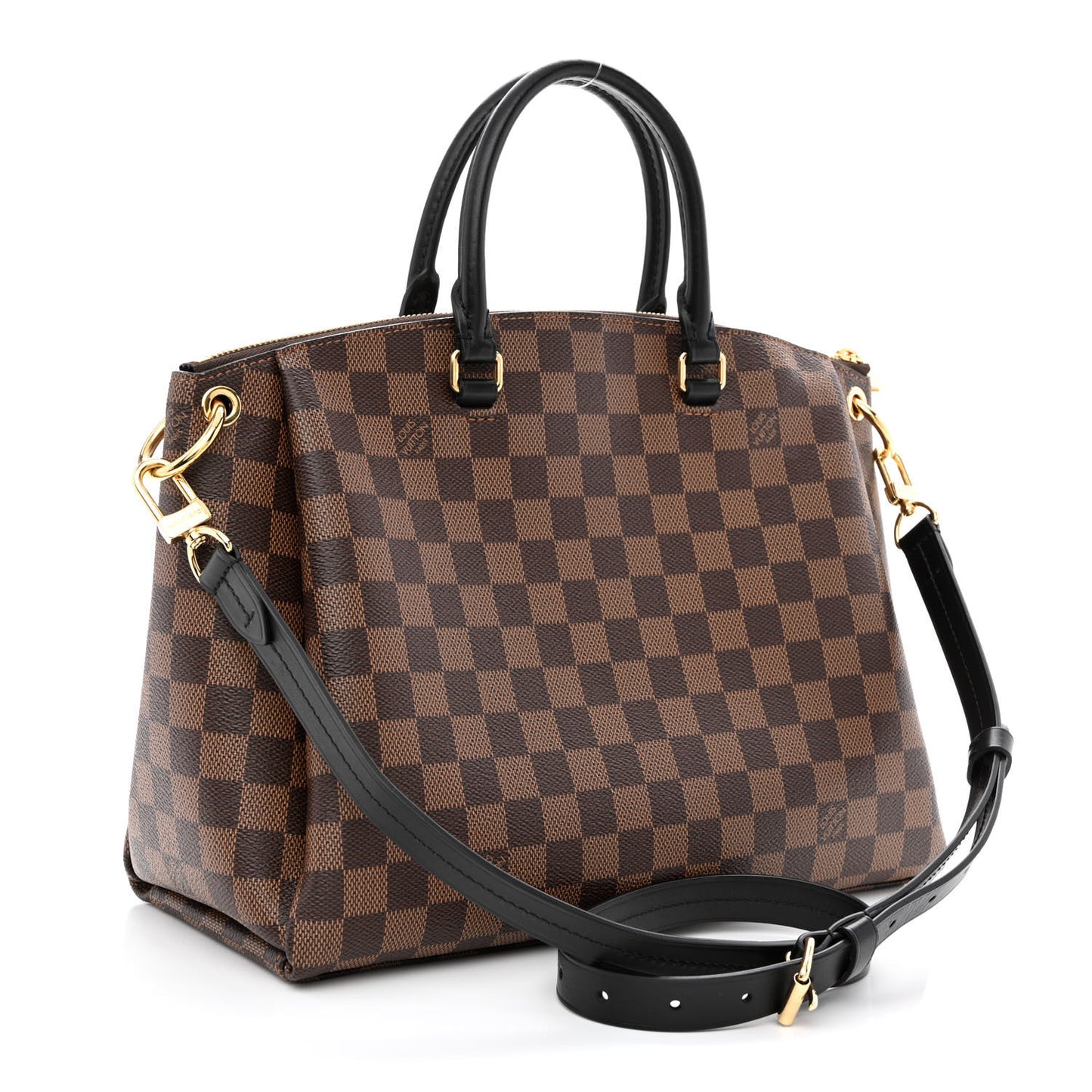 Damier Ebene Odeon Tote MM Black
