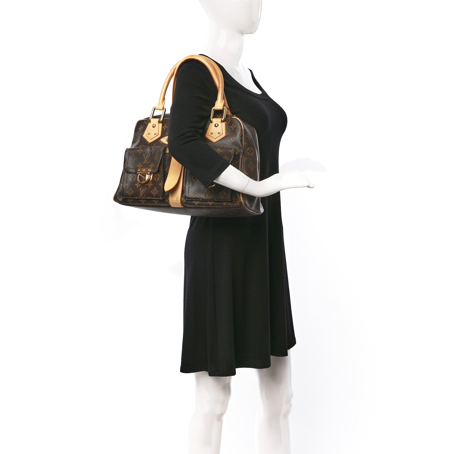 Louis Vuitton Monogram Manhattan GM 2 of 19