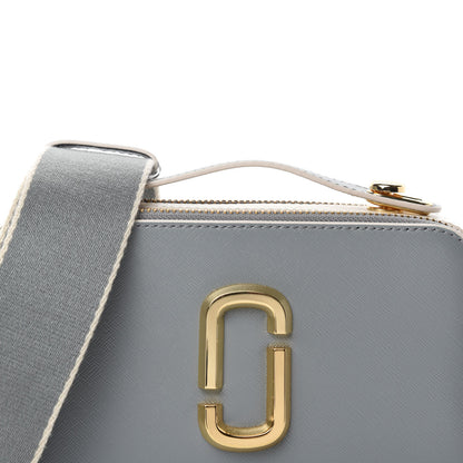 Marc Jacobs Saffiano Small Snapshot Camera Bag Rock Grey 9 of 9