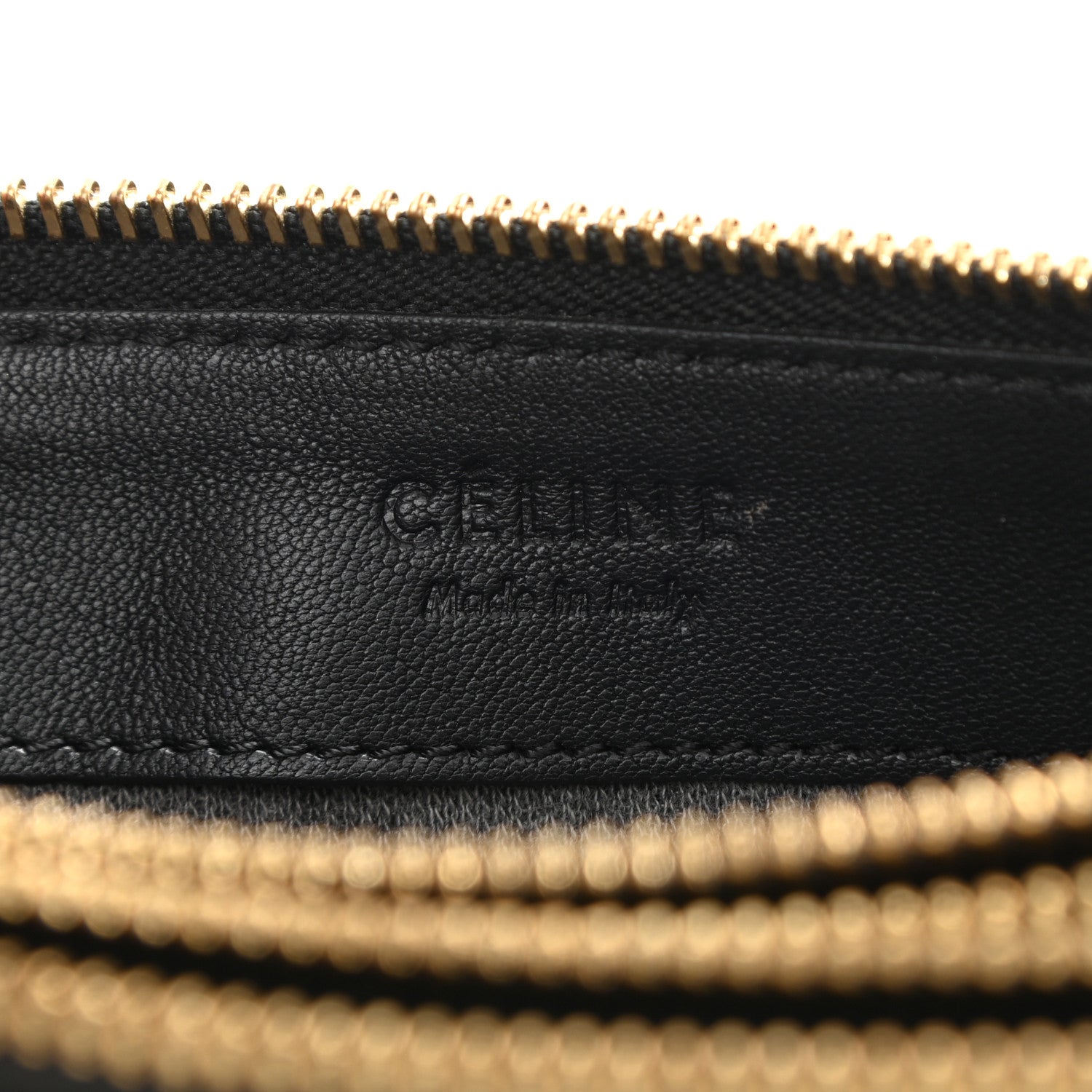 Celine Lambskin Small Trio Crossbody Bag Black 8 of 9