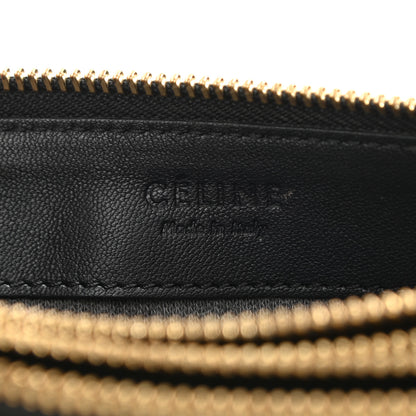 Celine Lambskin Small Trio Crossbody Bag Black 8 of 9