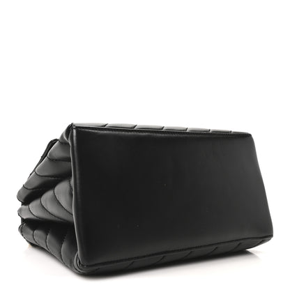Off-White Calfskin Diagonal Quilted Jackhammer 24 Shoulder Bag Black 4 of 9
