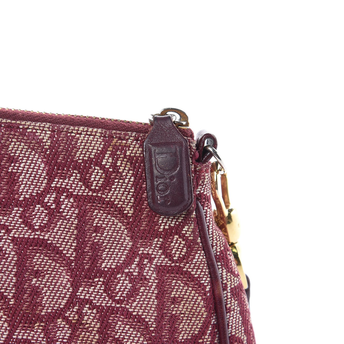 Monogram Mini Saddle Pochette Burgundy