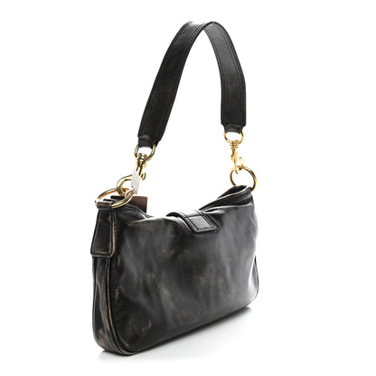 Miu Miu Nappa Old Hook Shoulder Bag Sabbia Caffe 3 of 11