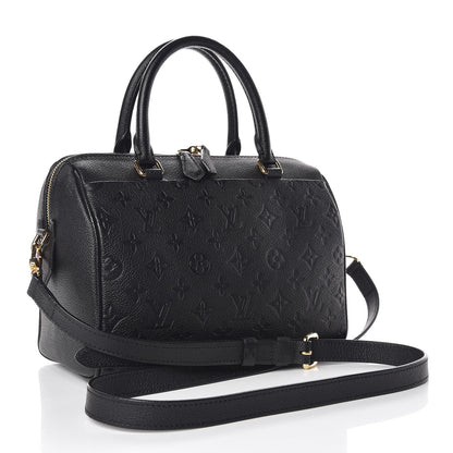 Louis Vuitton Empreinte Speedy Bandouliere 25 NM Black 3 of 9