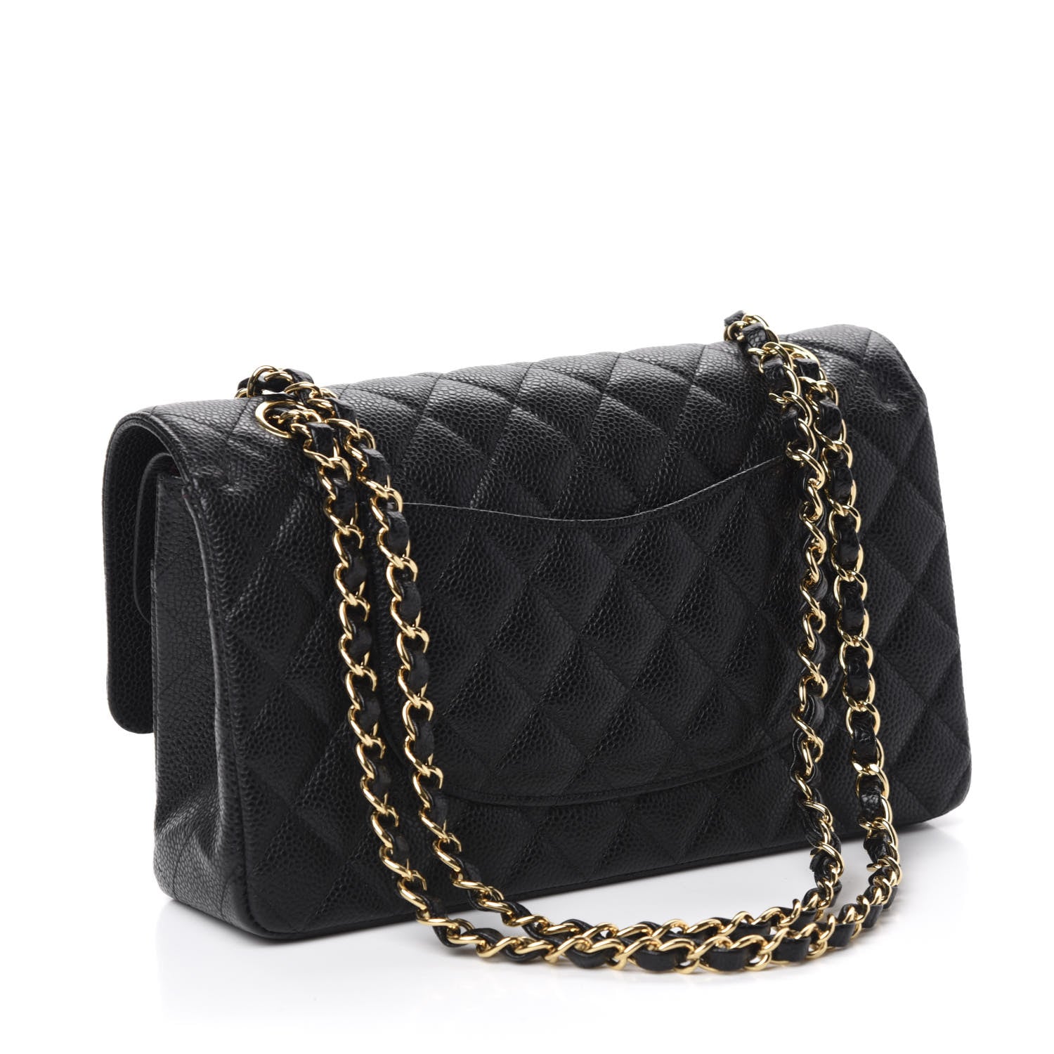 Chanel Caviar Quilted Medium Double Flap Black 3 of 11