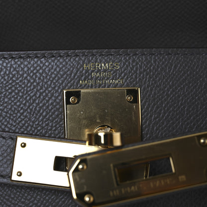 Hermes Epsom Kelly Sellier 28 Etain 6 of 14