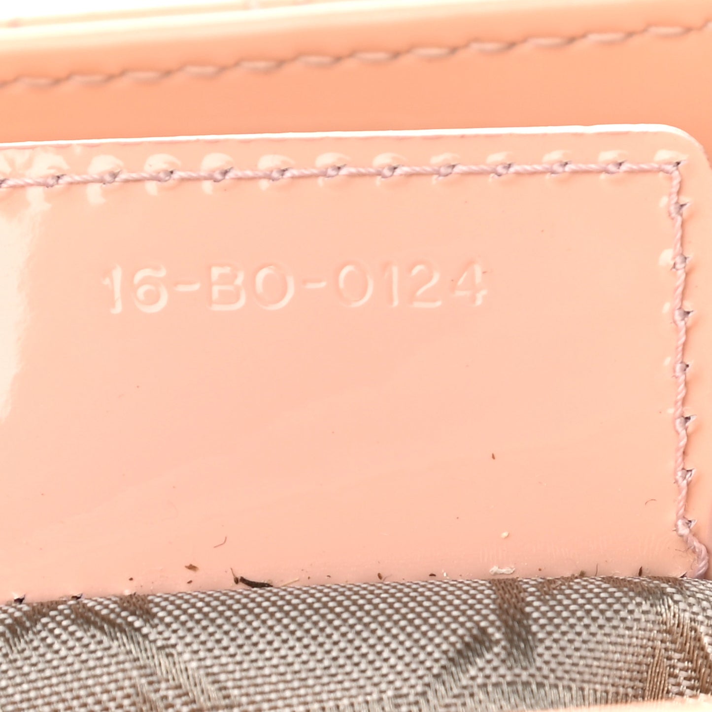 Patent Cannage Medium Lady Dior Light Pink