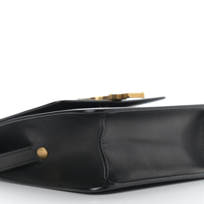 Saint Laurent Smooth Calfskin North South Kaia Satchel Black 9 of 12