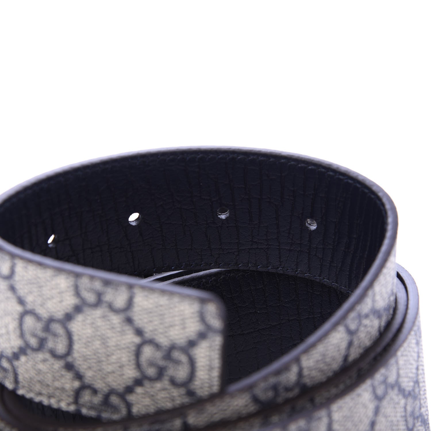 Gucci GG Plus Monogram Interlocking G Belt 100 40 Navy 4 of 5