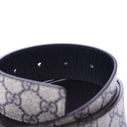 Gucci GG Plus Monogram Interlocking G Belt 100 40 Navy 4 of 5