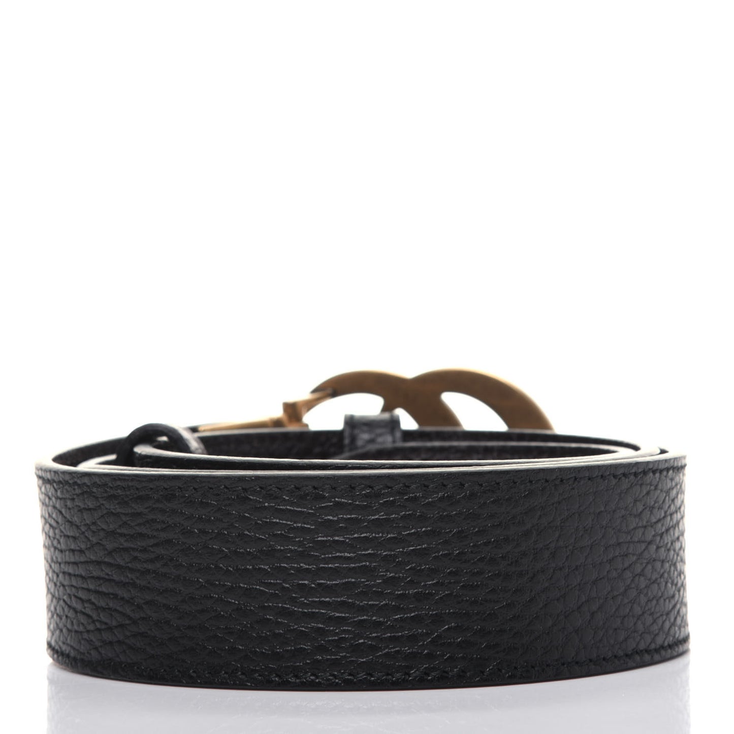 Calfskin Double G Reversible 37mm Belt 90 36 Black Cocoa