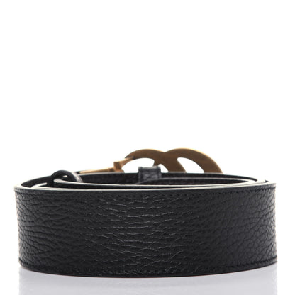 Gucci Calfskin Double G Reversible 37mm Belt 90 36 Black Cocoa 2 of 6