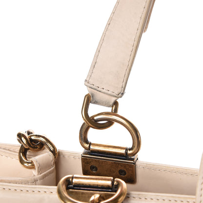 Chanel Glazed Calfskin Boy Tote White 18 of 23