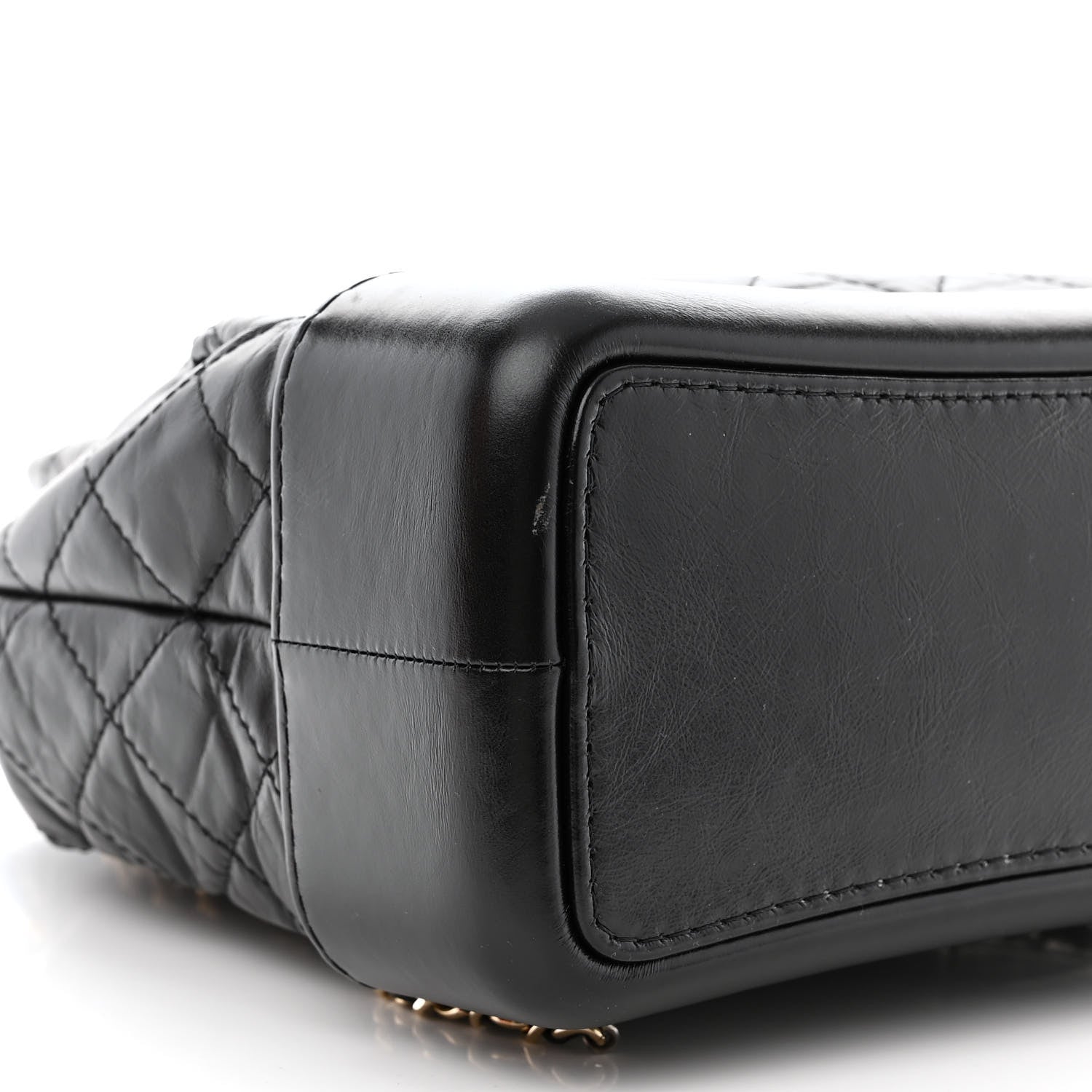 Chanel Aged Calfskin Quilted Gabrielle Backpack Black 9 of 11