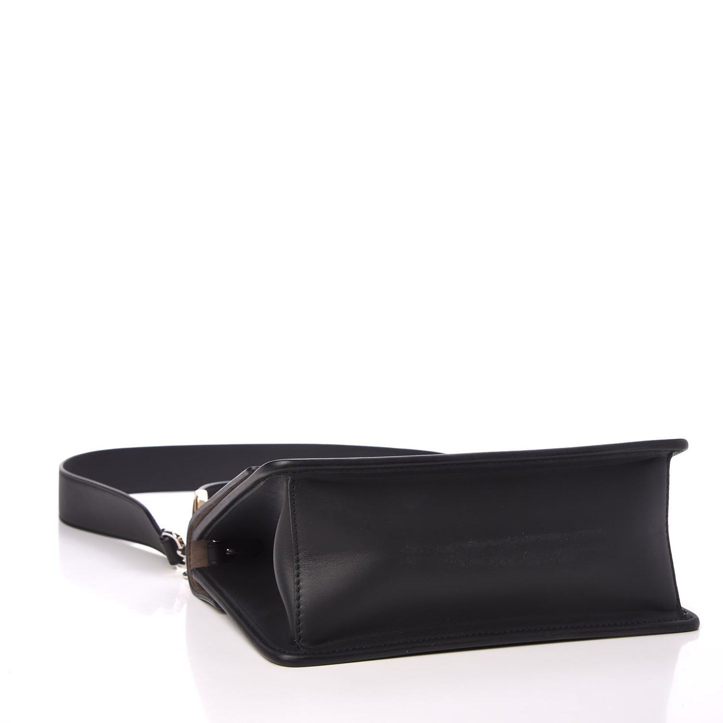 Vitello Century Opaco F is Fendi Kan I Shoulder Bag Black