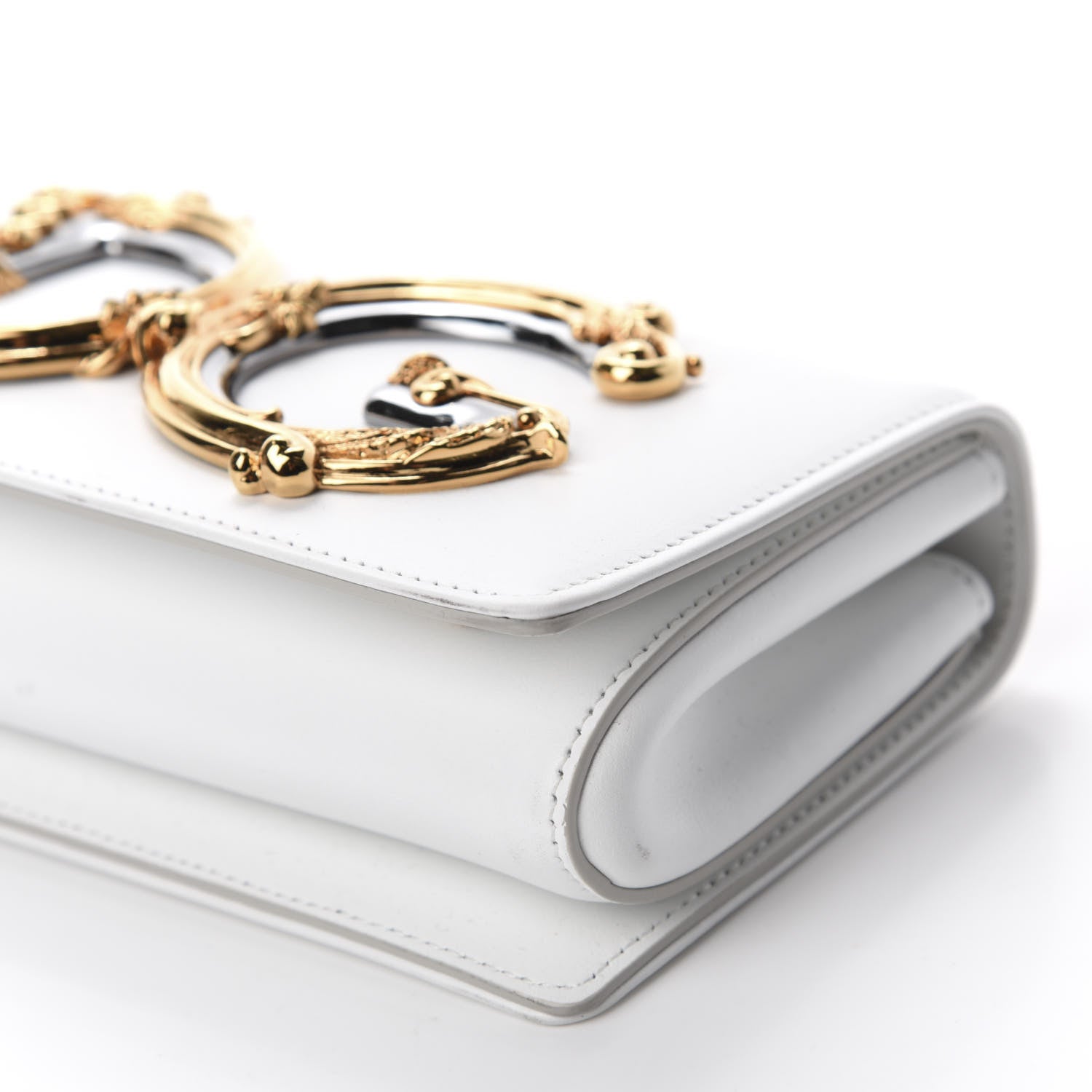 Dolce & Gabbana Nappa DG Girls Shoulder Bag White 8 of 11