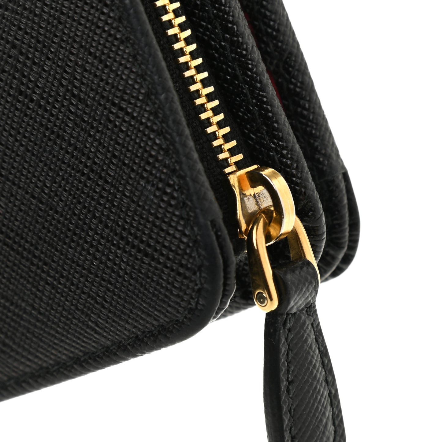 Saffiano Metal Compact Wallet Black