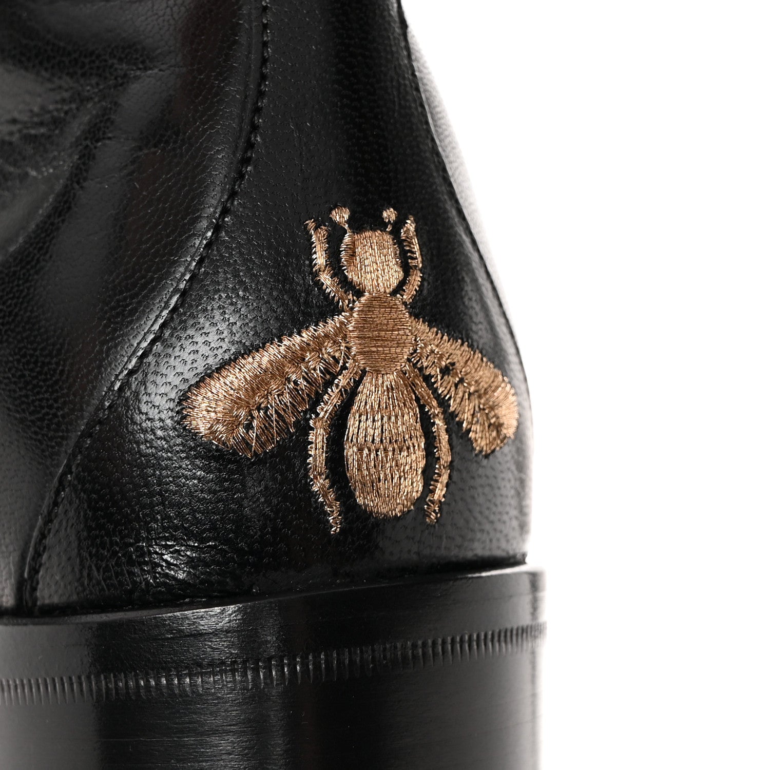 Gucci Quentin Goatskin Mens Horsebit Ankle Boots 9.5 Black 9 of 10