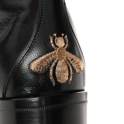 Gucci Quentin Goatskin Mens Horsebit Ankle Boots 9.5 Black 9 of 10