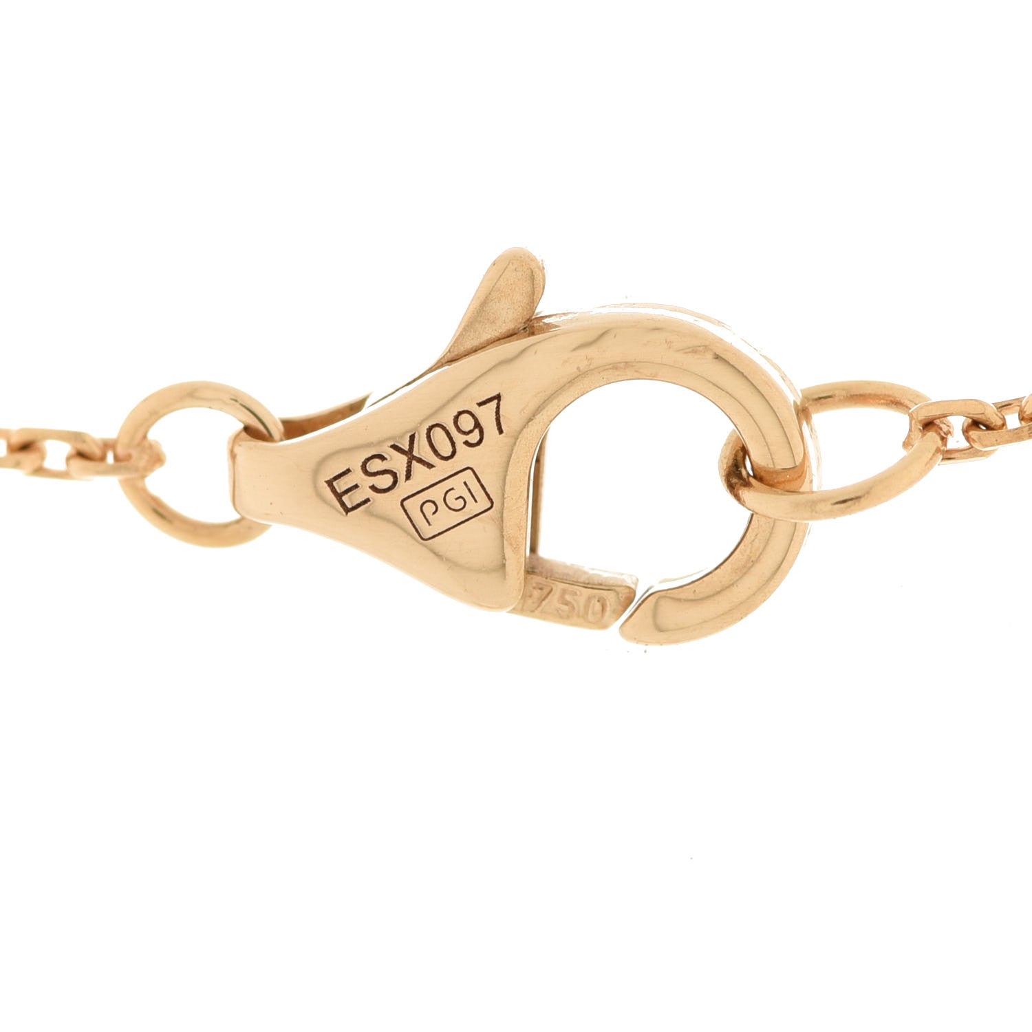 Cartier 18K Yellow Gold Diamond White Mother of Pearl Caresse D'Orchidees Par Cartier Bracelet 5 of 6