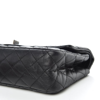 Chanel Aged Calfskin Quilted 2.55 Reissue 225 Flap So Black 7 of 13