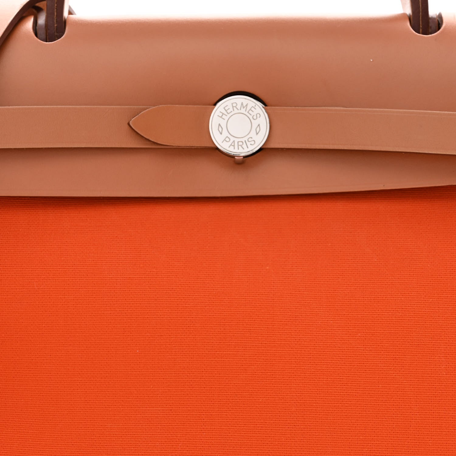 Hermes Toile Vache Hunter Herbag Zip 31 PM Orange 8 of 10
