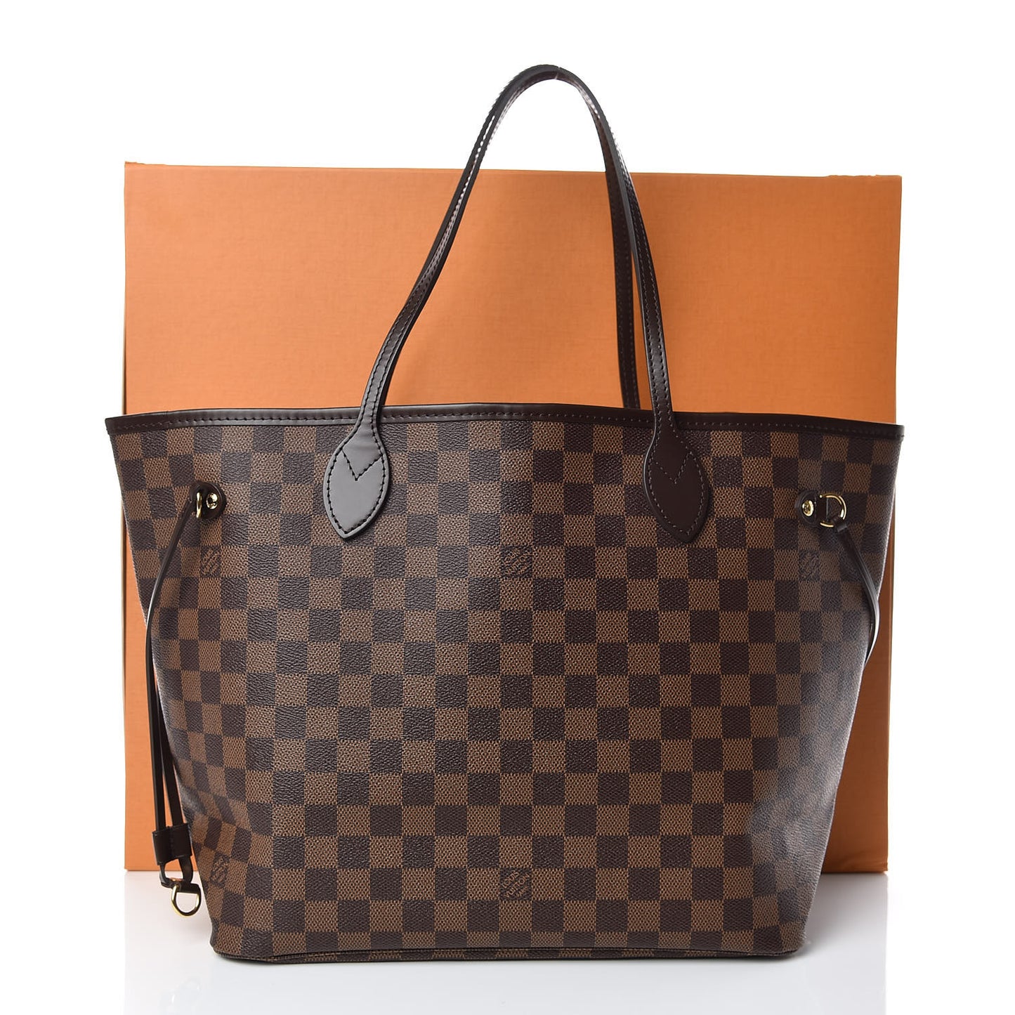 Damier Ebene Neo Neverfull MM Rose Ballerine
