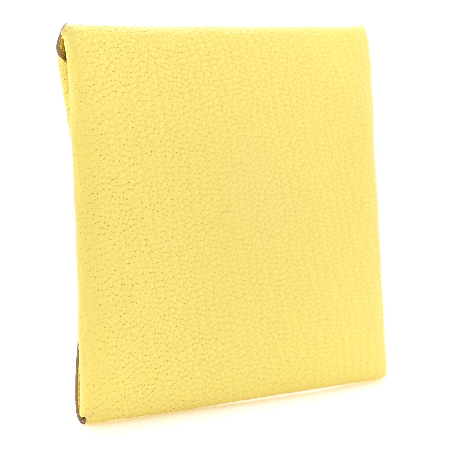 Hermes Chevre Mysore Bastia Coin Purse Lime 3 of 10