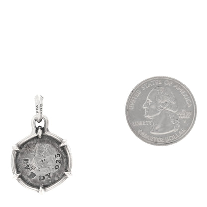 David Yurman Sterling Silver Petrvs Horse Coin Pendant 2 of 3