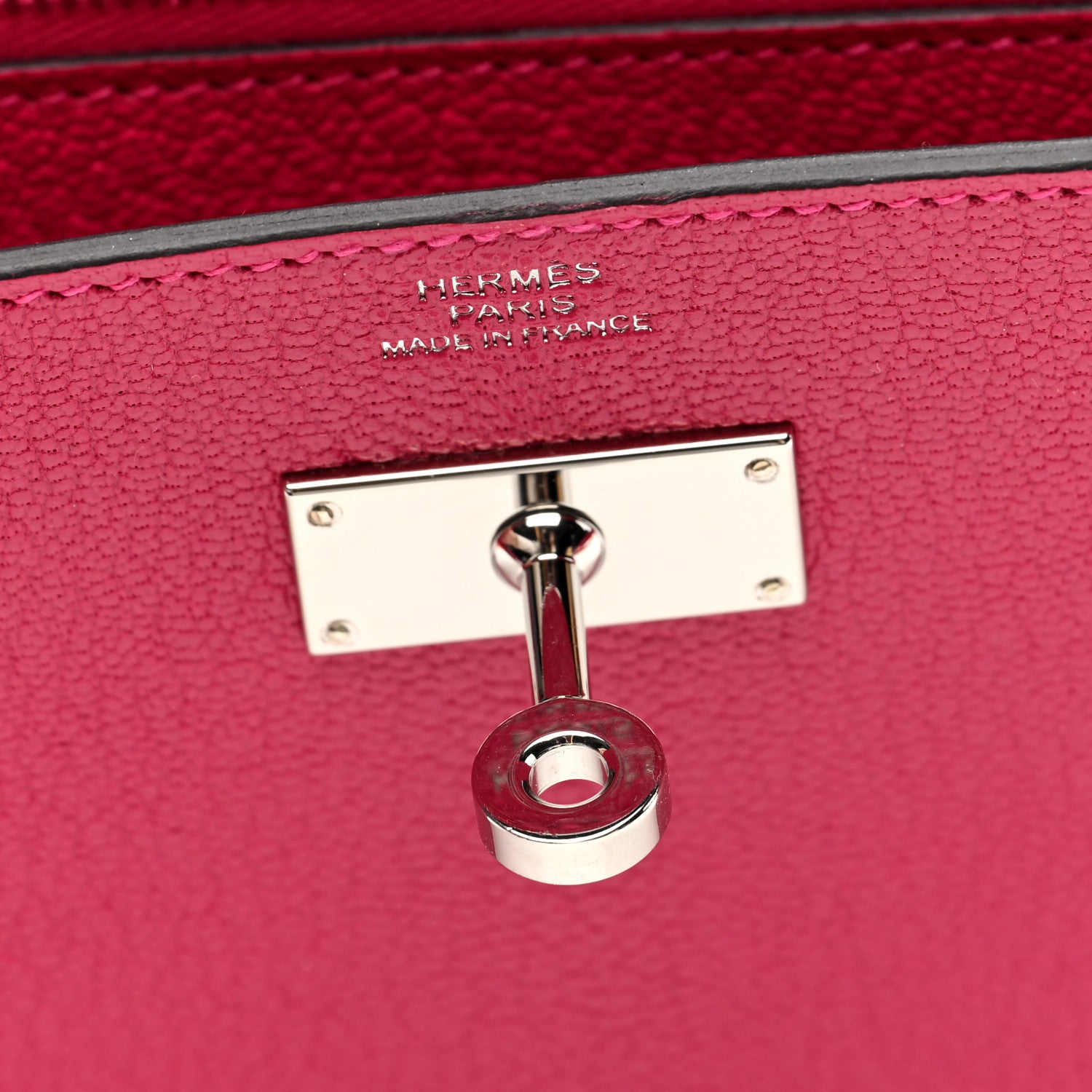 Hermes Chevre Mysore Kelly Wallet To Go Rose Mexico 6 of 11
