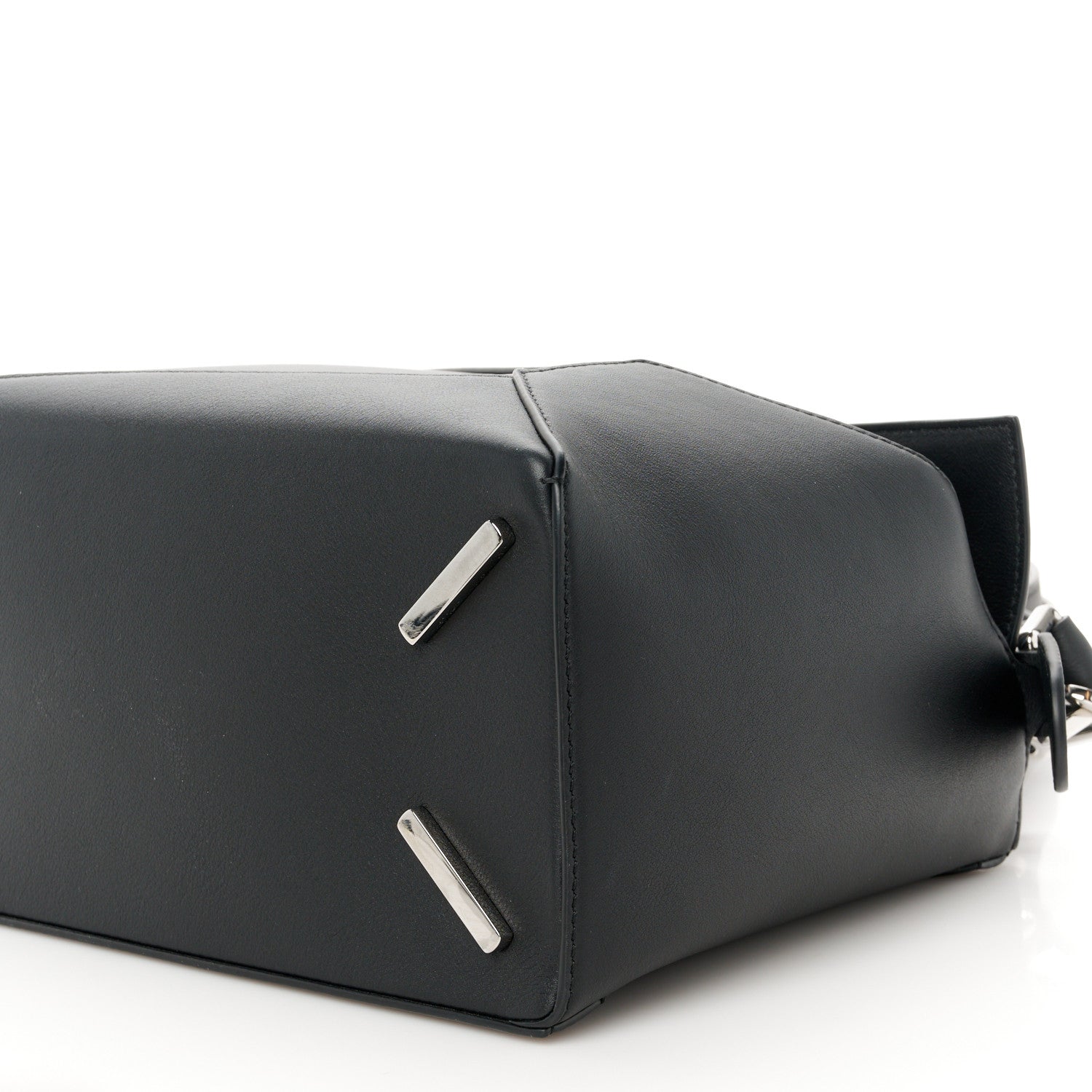 Loewe Calfskin Medium Puzzle Edge Bag Black 10 of 10