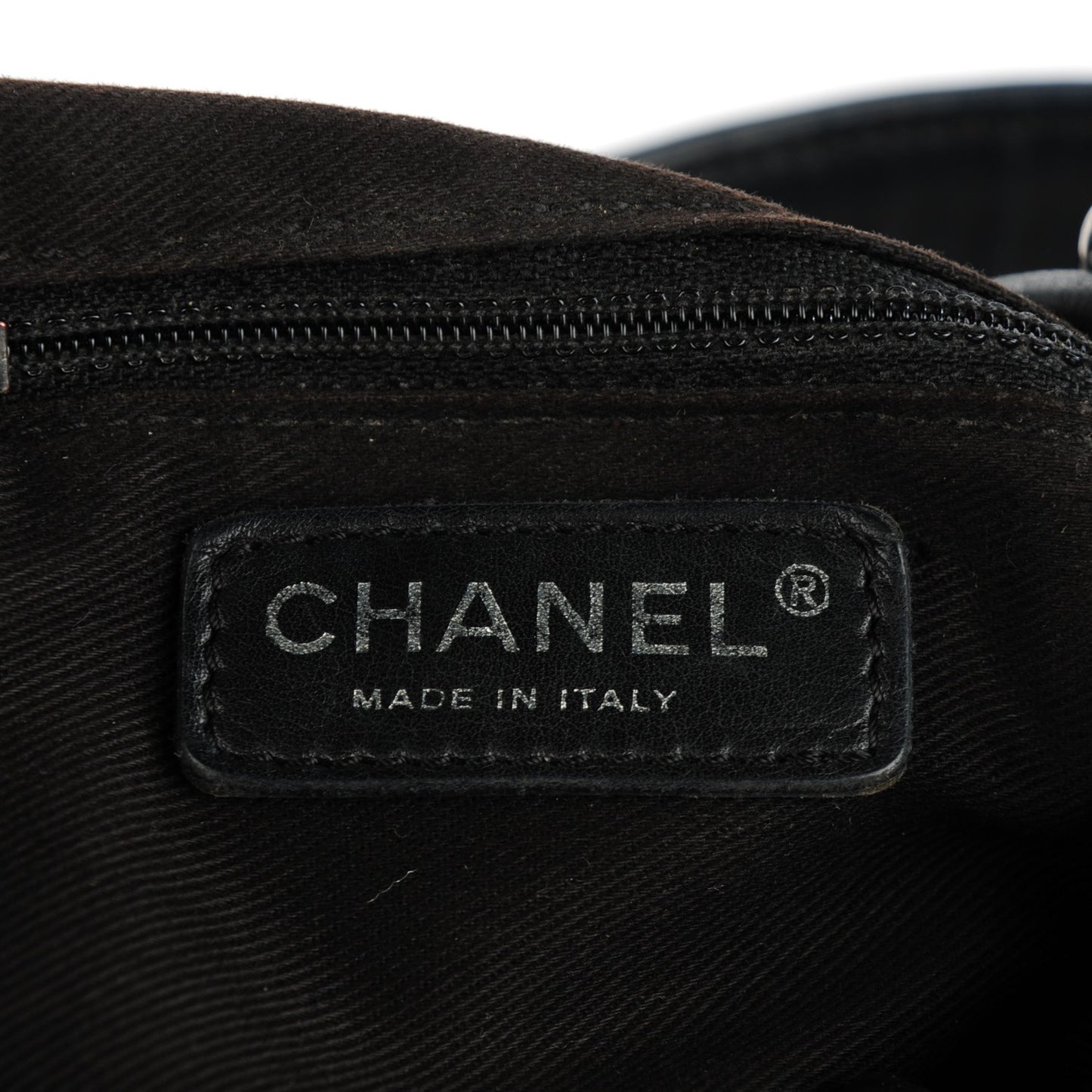 Lambskin Expandable Tote Black