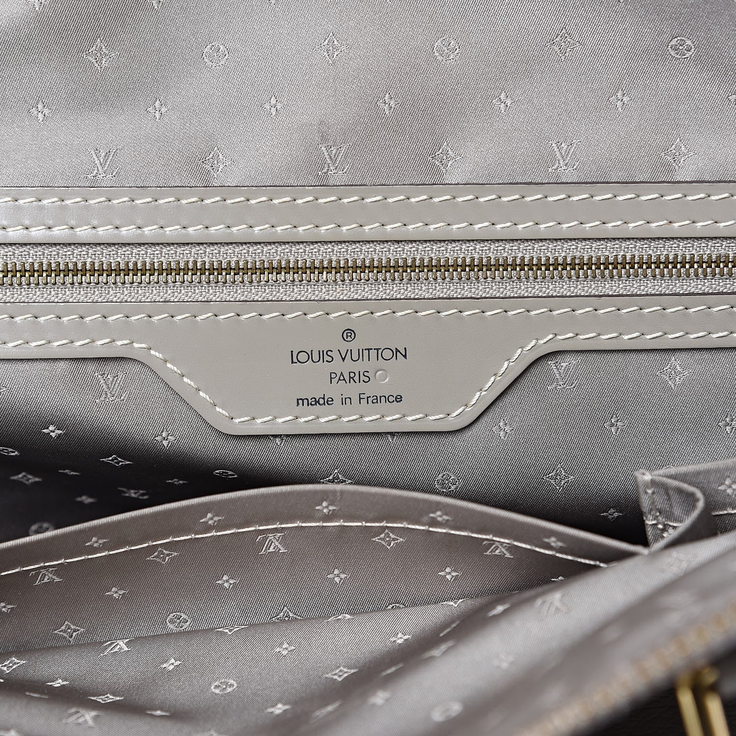 Louis Vuitton Suhali Lockit MM Greige 6 of 13