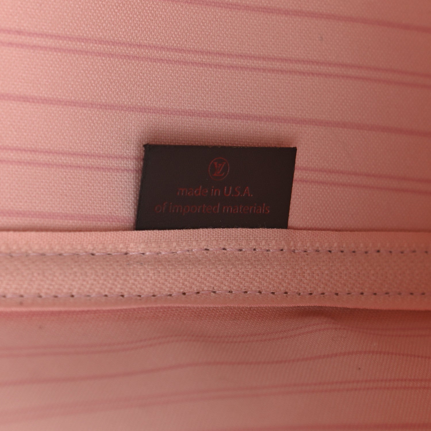 Louis Vuitton Damier Ebene Neo Neverfull MM Rose Ballerine 9 of 14