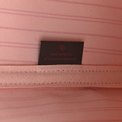 Louis Vuitton Damier Ebene Neo Neverfull MM Rose Ballerine 9 of 14