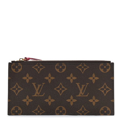 Louis Vuitton Monogram Felicie Chain Wallet Zippered Insert Fuchsia 1 of 6