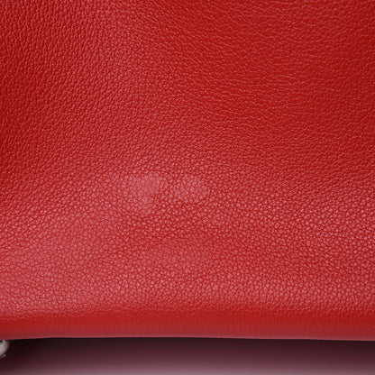 Hermes Taurillon Novillo Victoria II 35 Geranium 13 of 15
