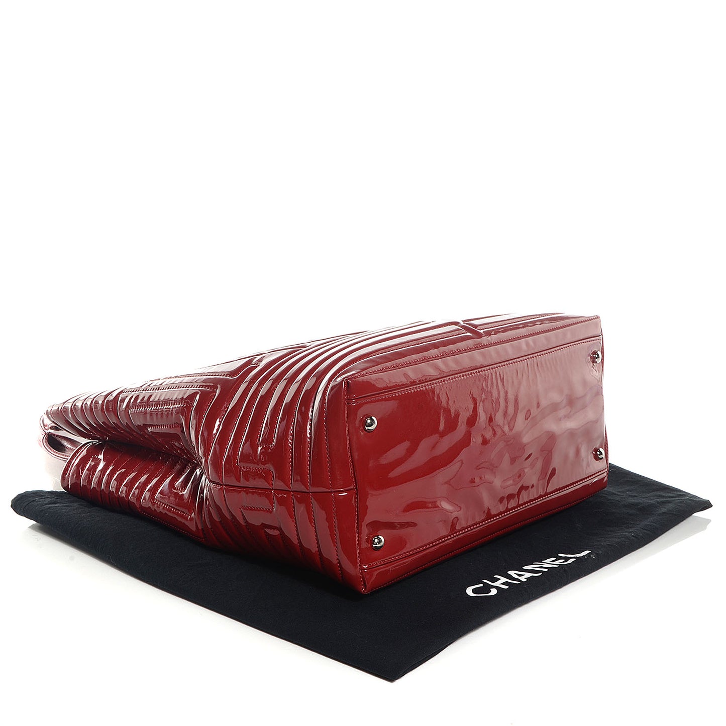 Vinyl Coco Ming Petit Shopping Tote Red