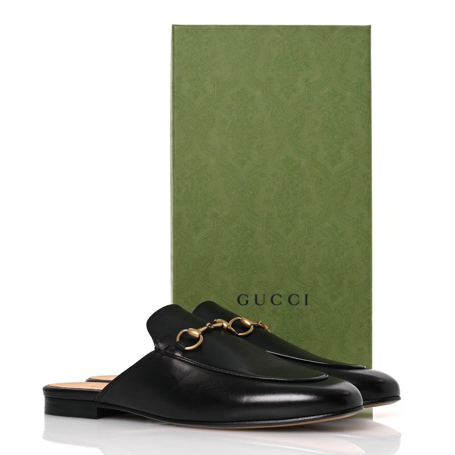 Gucci Calfskin Womens Princetown Slippers 39.5 Black 12 of 12