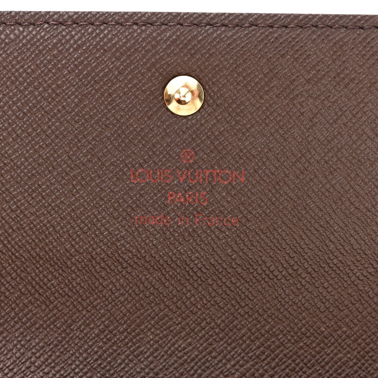 LOUIS VUITTON Damier Ebene Porte Tresor International Wallet