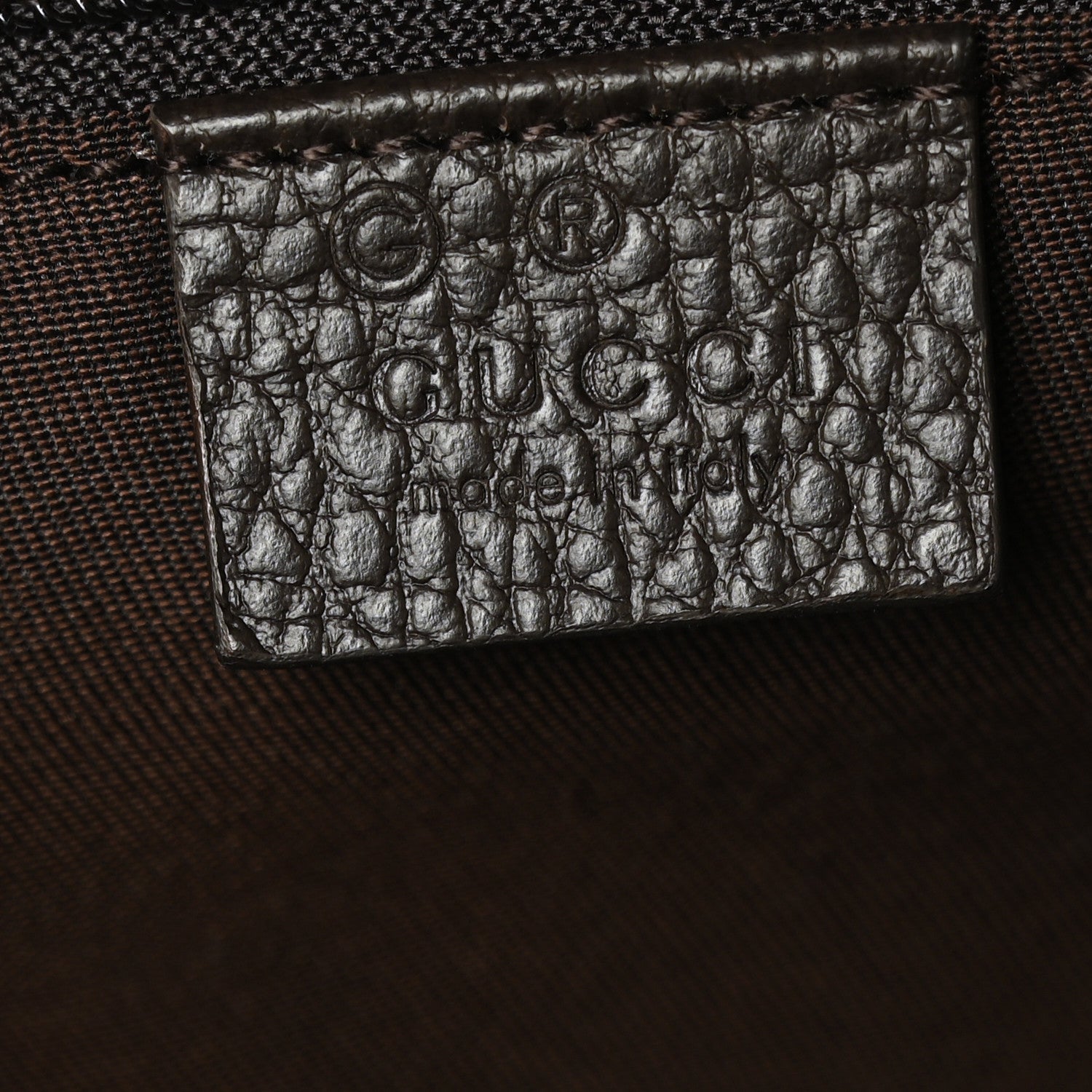 Gucci Monogram Dollar Calfskin Large Boston Duffle Bag Beige Ebony Testa di Moro Marrone Scuro 6 of 7