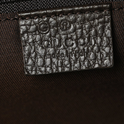Gucci Monogram Dollar Calfskin Large Boston Duffle Bag Beige Ebony Testa di Moro Marrone Scuro 6 of 7