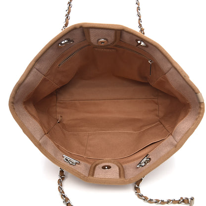 Chanel Canvas Small Deauville Tote Beige 5 of 11
