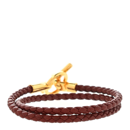 Hermes Swift Glenan Double Tour Bracelet T2 Rouge H 3 of 5