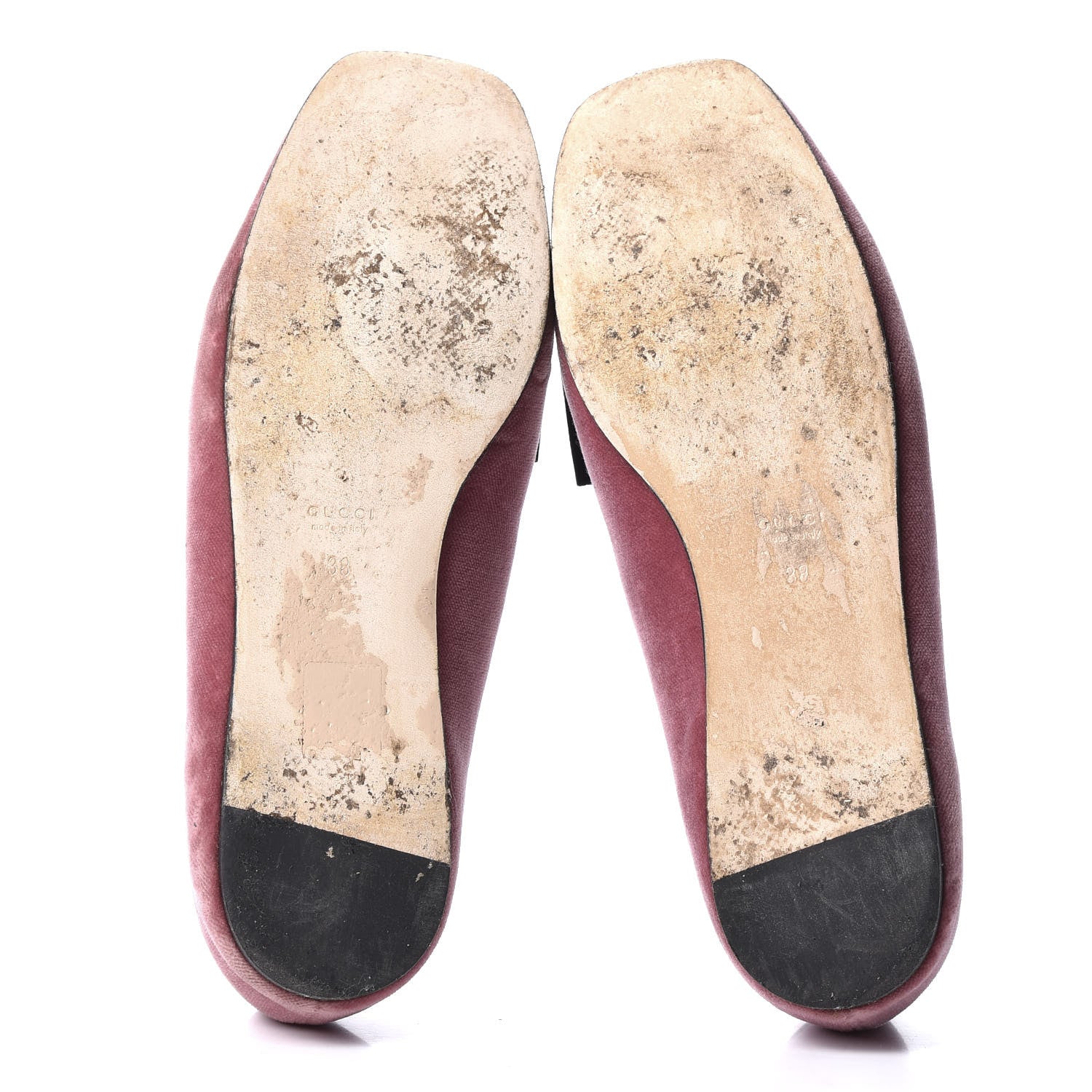 Gucci Velvet Etoile Pearl Embellished Loafers 38 Tibet Red 10 of 12
