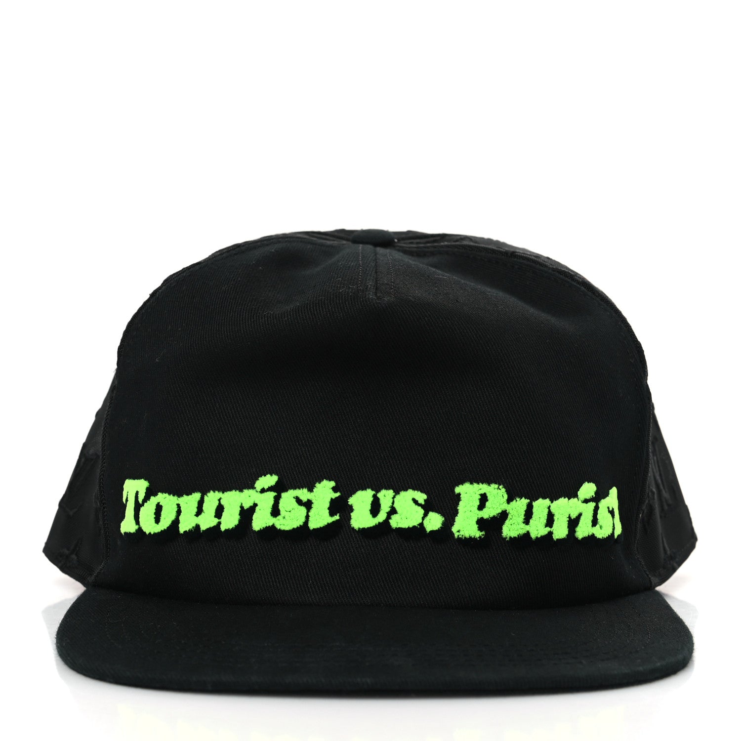 Louis Vuitton Monogram Mesh Cotton Tourist Cap 60 Black 2 of 7
